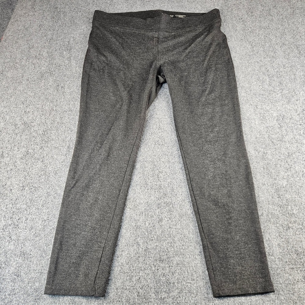 Nygard Slims Bianca Nygard Leggings Charcoal Gray Heather Pull On Pants XL 18-20
